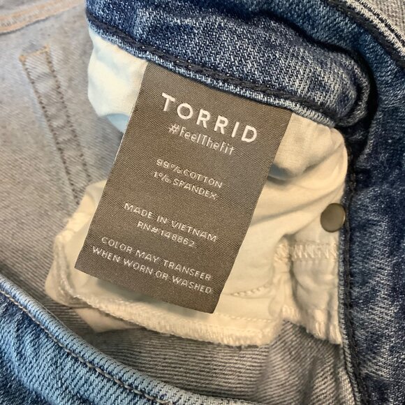 Torrid High rise  feel the fit women’s jeans size 24R - Picture 6 of 10